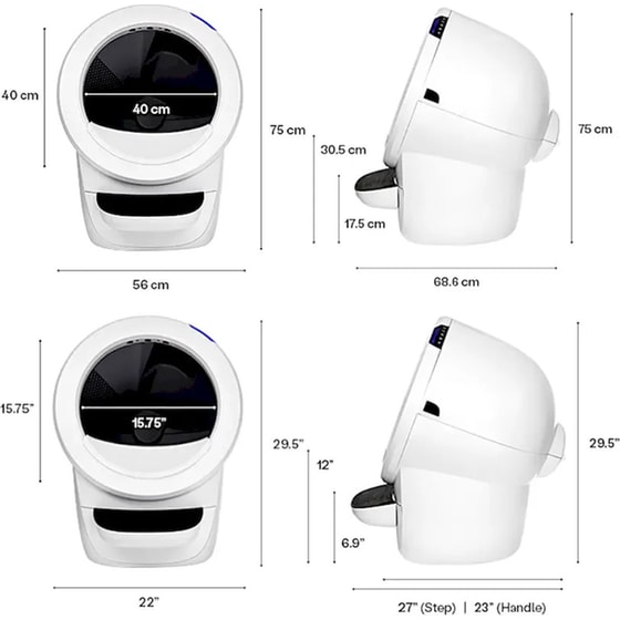 Αυτοκαθαριζόμενη Αμμολεκάνη Whisker Litter-Robot 4 LR4-0105-00-EU - Λευκή image 3