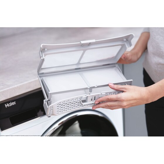 HAIER HD90-A2939S 9 kg με Αντλία Θερμότητας Λευκό Στεγνωτήριο Ρούχων image 10