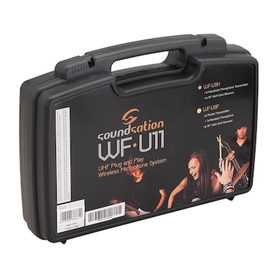 Σετ Ασύρματο Μικρόφωνο Soundsation Wf-u11pd Uhf Headset image 2