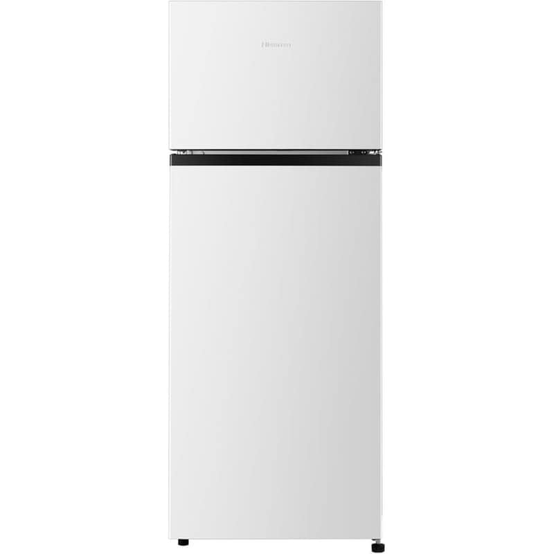 HISENSE Δίπορτο Ψυγείο HISENSE RT267D4AWF 205 Lt με LED φωτισμό - Λευκό