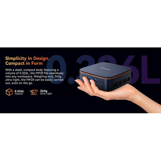 Desktop Blackview MP20 Mini (N150/16GB/512GB SSD/UHD Graphics/Win11Pro) image 4