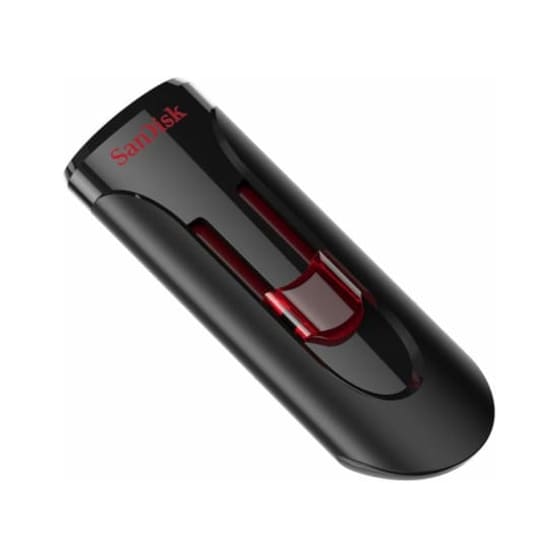 Sandisk Cruzer Glide 64GB USB 3.0 Stick Μαύρο image 1
