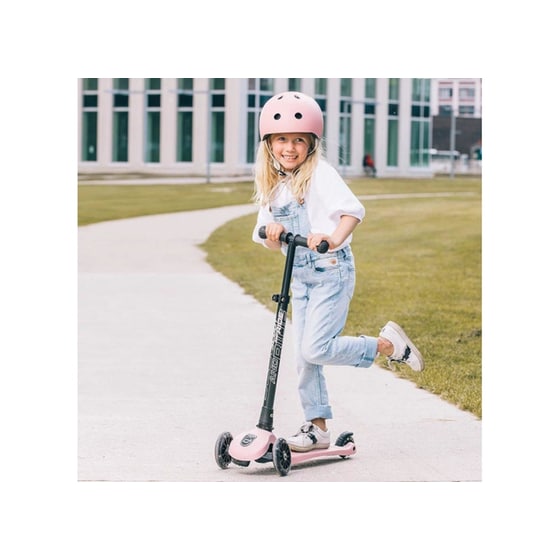 Παιδικό Πατίνι Τρίτροχο Scoot & Ride Highwaykick 3 με LED Ρόδες - Ροζ image 5