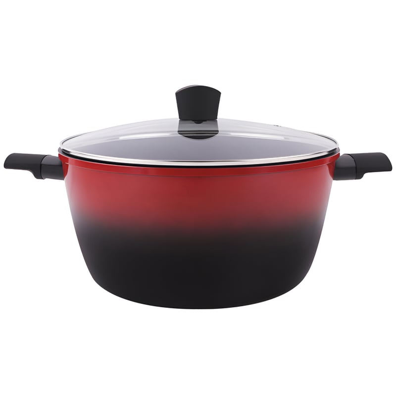 IZZY Αντικολλητική Κατσαρόλα IZZY Cayenne Red Ombre 224160 28 cm Κόκκινο