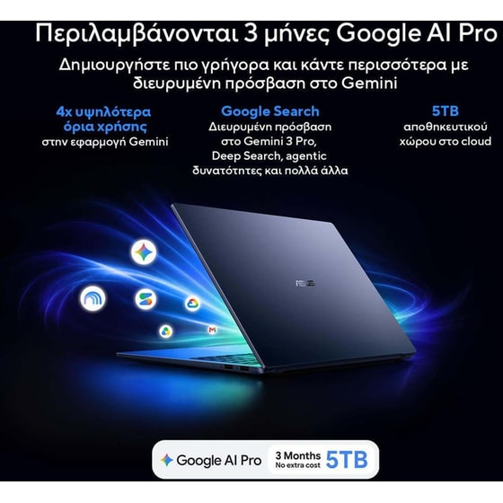 Asus Zenbook 14 UX3480QA-OLED-U1107W WUXGA OLED (Snapdragon X X1-26-100/8GB/256GB SSD/Qualcomm Adreno/Win11Home) Laptop image 7