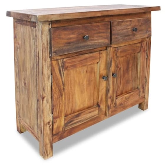 Μπουφές Vidaxl Ψηλός 75x30x65 cm Από Μασίφ Ανακυκλωμένο Ξύλο - Καφέ image 0