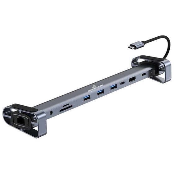 Docking Station Powertech PTR-0152 10 Θυρών -  Γκρι image 0