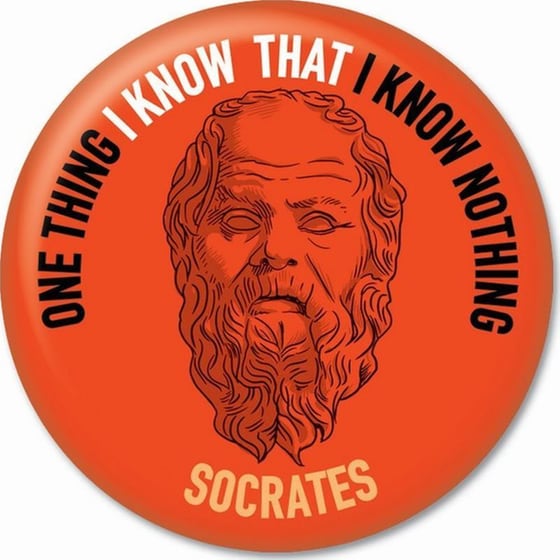 Μαγνήτης GNF THINKOFGREECE Σωκράτης 5.9 cm image 0