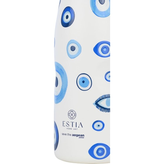 Μπουκάλι Θερμός Estia Home Art Travel Flask Save the Aegean Spirit of Luck 500ml image 1