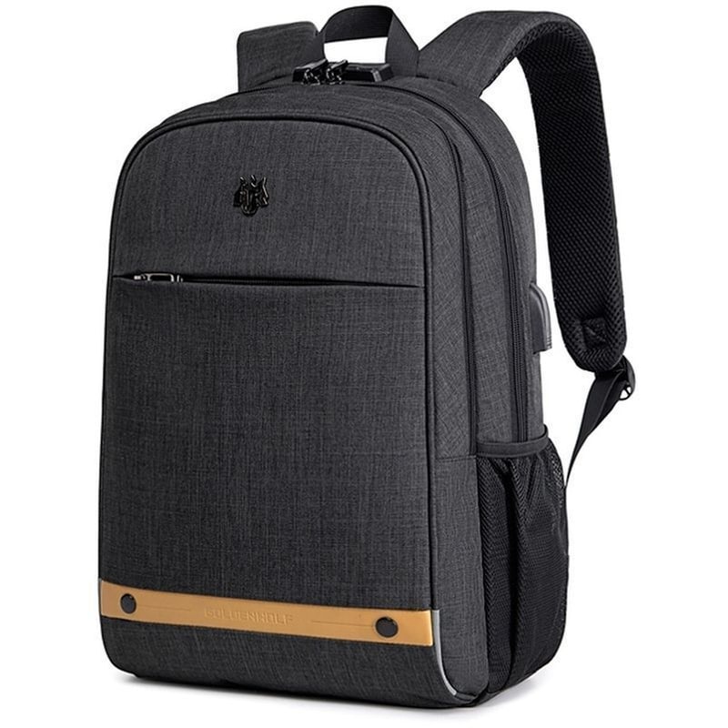 GOLDEN WOLF Τσάντα Laptop GOLDEN WOLF GB00375 15.6 - Μαύρο