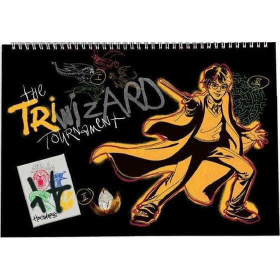 Μπλοκ Ζωγραφικής Graffiti Harry Potter Α4 40 Φύλλων image 0