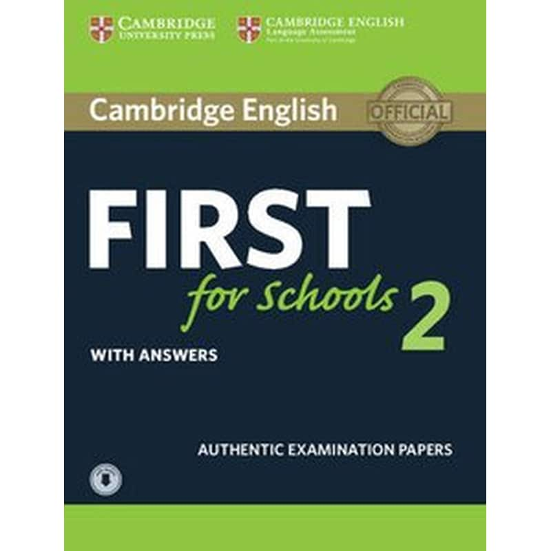 Cambridge English First for Schools 2 Students Book with Answers and Audio 2