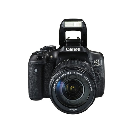 DSLR Canon EOS 750D 18-135mm IS EGP - Μαύρο image 4
