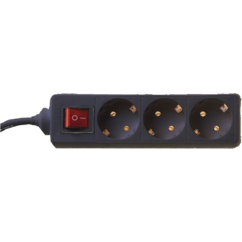 Πολύμπριζο 3 Θέσεων CX-DB-03K Μαύρο