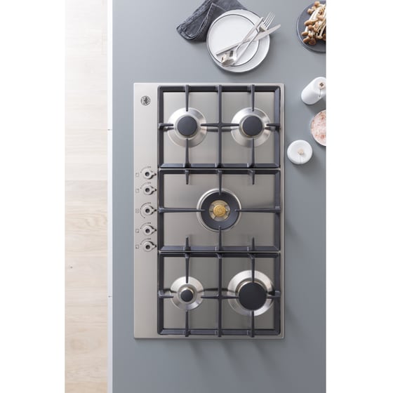 BERTAZZONI P905CPROX (GPL) 89 cm Inox Εστία Υγραερίου Αυτόνομη image 2