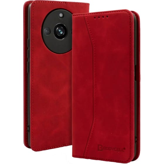 Θήκη Realme 11 Pro Plus - Bodycell Πορτοφόλι - Red image 0