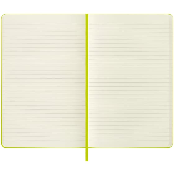 Σημειωματάριο Moleskine Ριγέ Lemon Green Large (1 Τεμάχιο) image 1