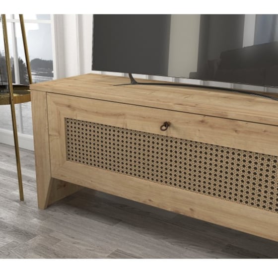 Έπιπλο Τηλεόρασης 24Mall Procida από Μοριοσανίδα 180x35x50 cm - Μπεζ image 4