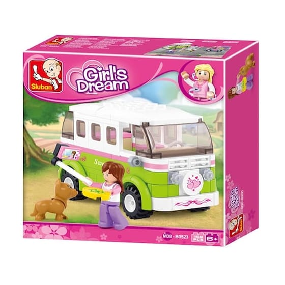 Sluban Τουβλάκια Girls Dream, Camper M38-b0523, 158τμχ image 1