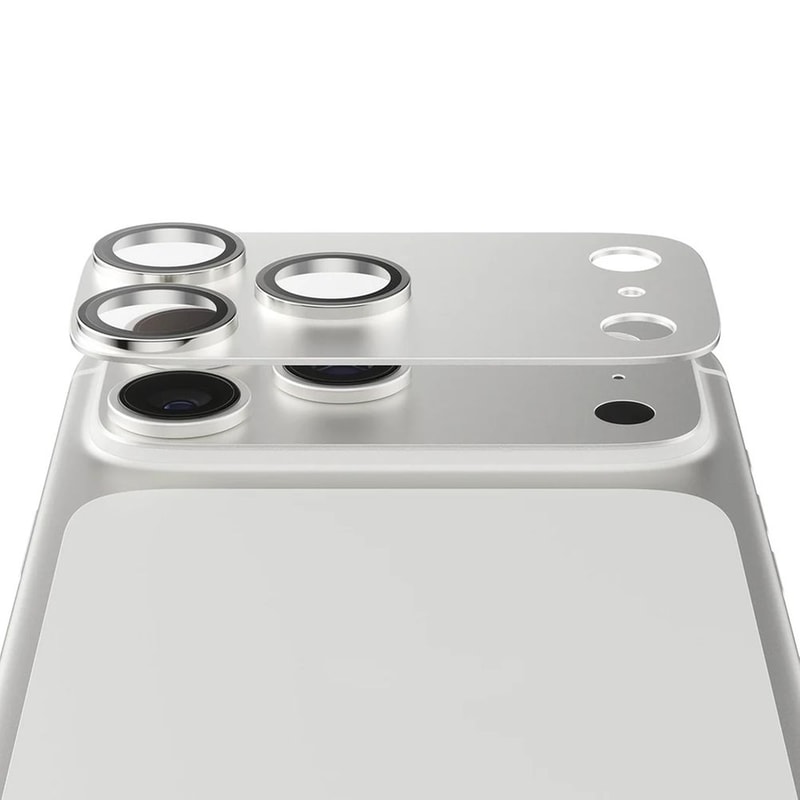 Προστατευτικό καμερών Apple iPhone 17 Pro Max - PanzerGlass Fender Camera Protector - Silver