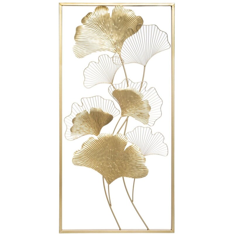 Διακοσμητικό Τοίχου (50x100) A-s Ginko 173885 50x3.5x100 Μεταλλικό