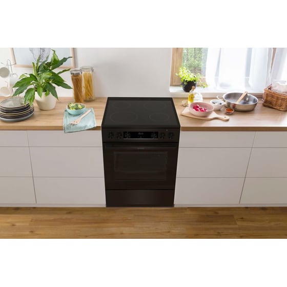 GORENJE GEC6C40BG 71 Lt Μαύρο Ηλεκτρική Κουζίνα Κεραμική image 11