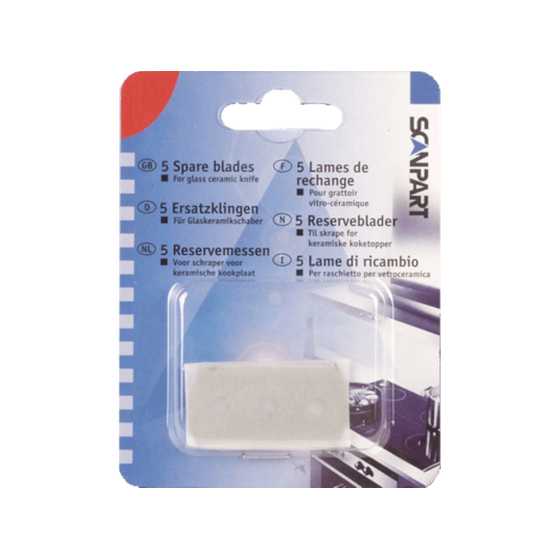 SCANPART 1100000018 Ανταλλακτικές λεπίδες για το υαλοκεραμικό μαχαίρι image 0