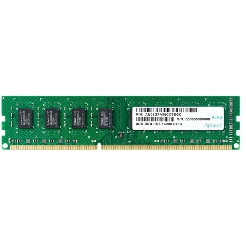 Μνήμη RAM Desktop Apacer AU08GFA60CATBGJ 8GB DDR3 1600MHz DIMM φωτογραφία