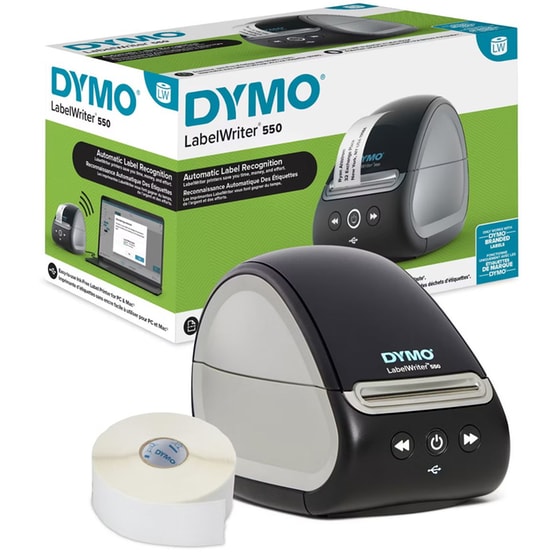 Dymo LabelWriter 550 Direct Thermal Εκτυπωτής Ετικετών (2112722) image 2