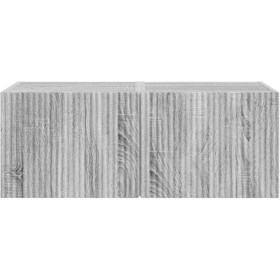 Έπιπλο Τηλεόρασης VidaXL Επιτοίχιο 2 τμχ 39 x 31 x 29,5 cm - Γκρι Sonoma image 5