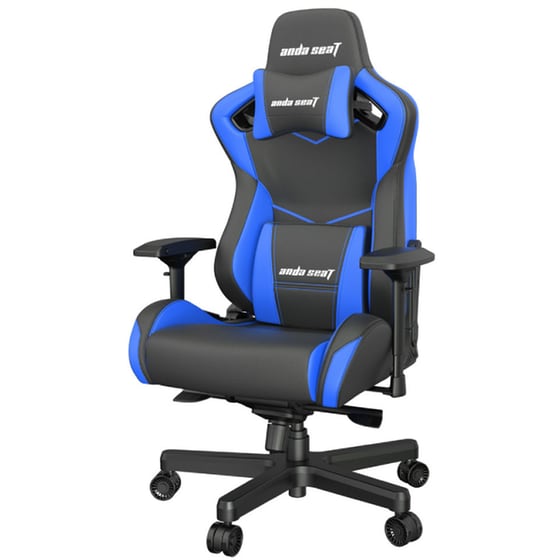 Καρέκλα Gaming Anda Seat Kaiser II AD12XL από Τεχνητό Δέρμα - Μαύρη/Μπλε image 1
