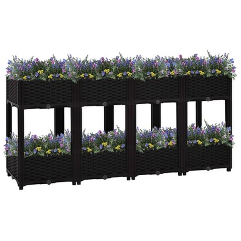 VIDAXL Vidaxl Ζαρντινιέρα 160 X 40 X 71 Εκ. Από Πολυπροπυλένιο