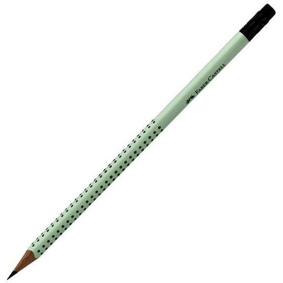 Μολύβι με Γόμα Faber Castell HB Grip Φασκόμηλο image 0