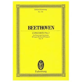 Βιβλίο Για Σύνολα Editions Eulenburg Beethoven - Concerto Nr.2  In Bb Major Op.19 [pocket Score]