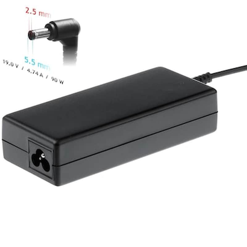AKYGA Φορτιστής Laptop για Asus/Toshiba/Hp/Compaq/Lenovo - Akyga Ak-nd-10 19V/4.74A 90W - Black