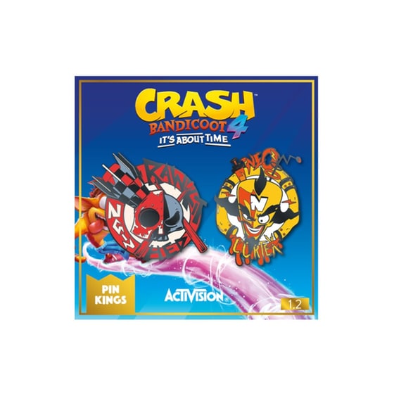 Σετ Καρφίτσα Numskull Crash Bandicoot King 1.2 - Cortex & Dr. N. Gin image 0