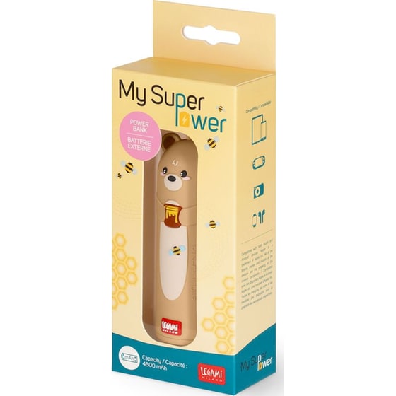 Powerbank Legami Teddy Bear 4800mAh με Θύρα USB-A και USB-C image 4