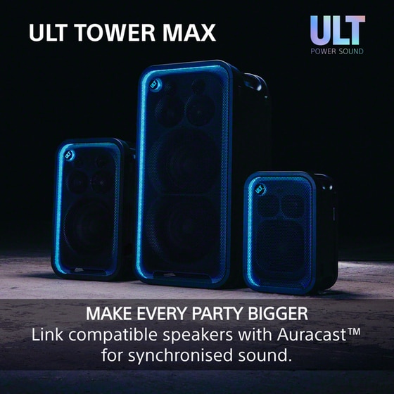 Party Speaker Sony ULT Tower Max 2150W - Black image 8