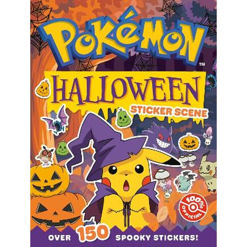 Pokémon Halloween Sticker Scene