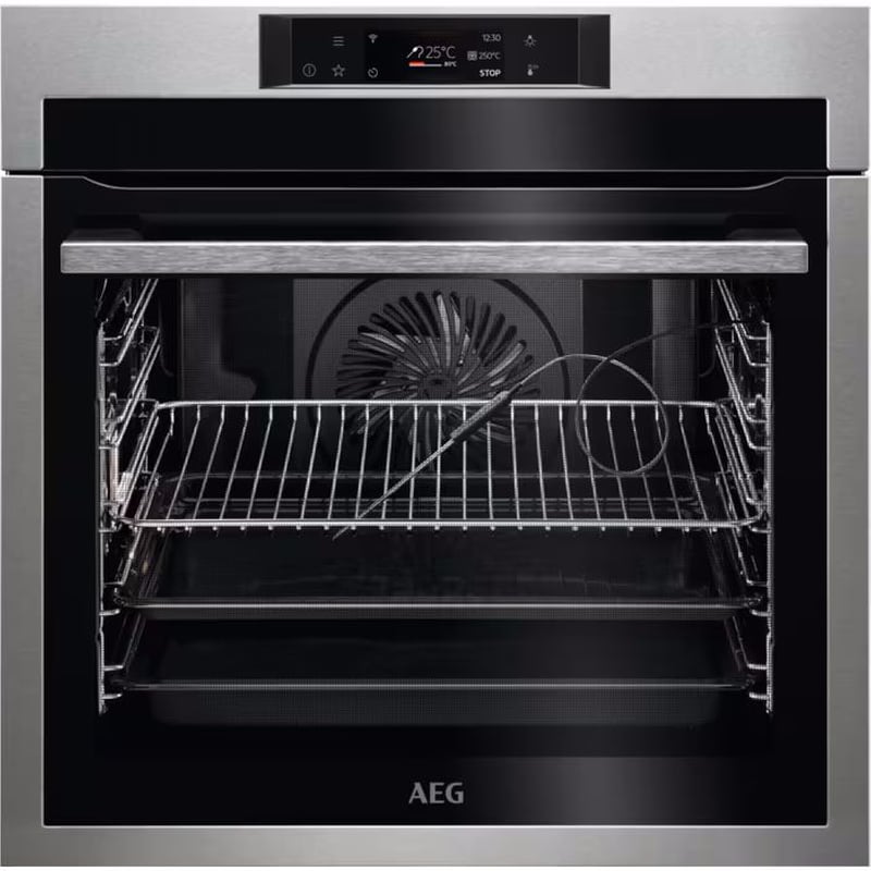 AEG AEG BPE748380M AssistedCooking 71 Lt Inox Εντοιχιζόμενος Φούρνος Άνω Πάγκου