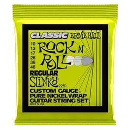Σετ 6 Χορδές Ηλεκτρικής Κιθάρας Ernie Ball Rock N' Roll Regular Slinky 010-046