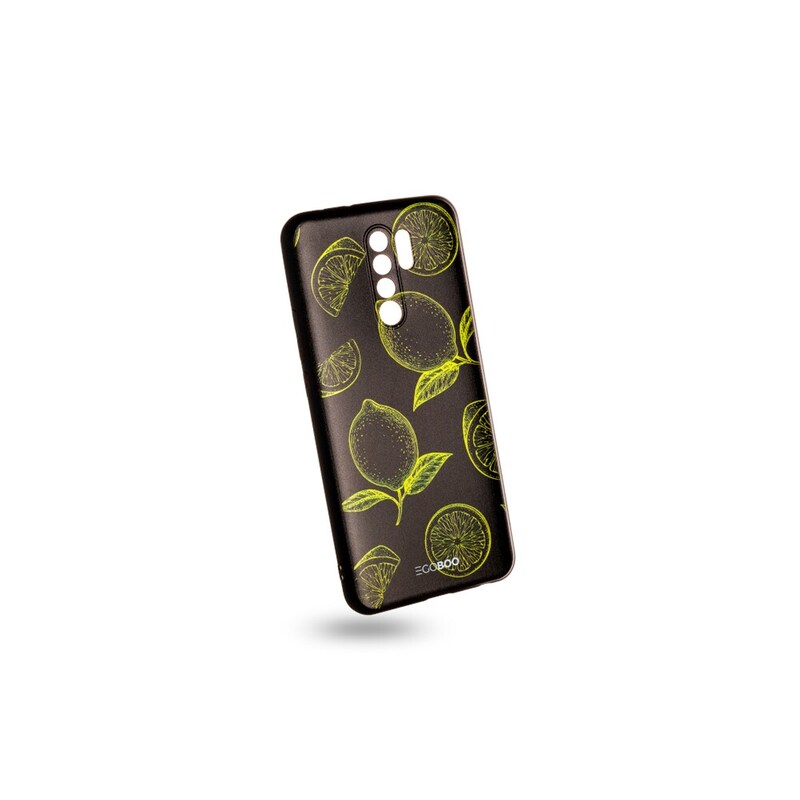 EGOBOO Θήκη Xiaomi Redmi Redmi 9 - Egoboo Case Mat TPU - Lemons Fluo