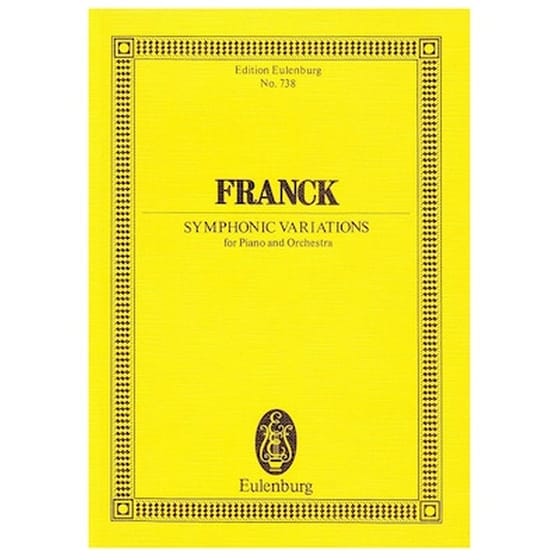 Franck - Symphonic Variations [pocket Score] image 0