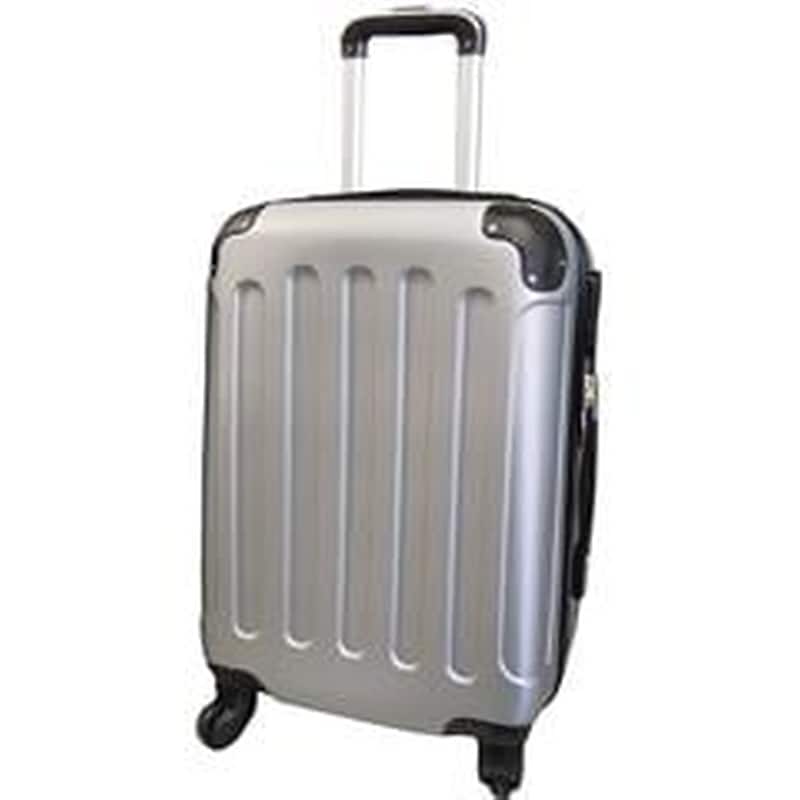 Βαλίτσα Καμπίνας από Abs Ασημί 54x35x23cm