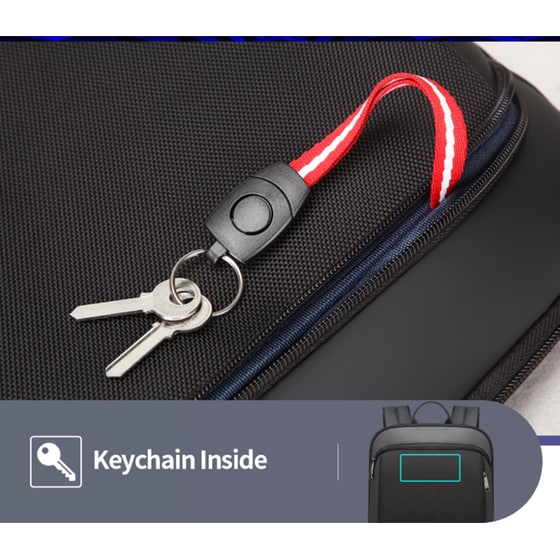 Τσάντα Laptop Bopai 61-85011 17" Αδιάβροχη - Μαύρο image 3