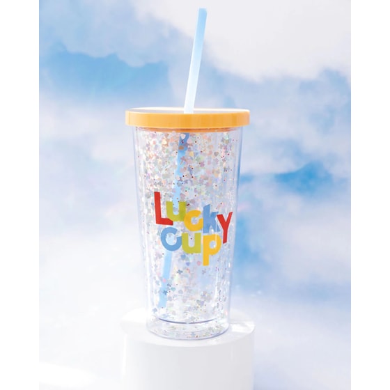 Ποτήρι Ban.Do Sip Glitter Lucky Cup Ακριλυκό 600 ml - Διάφανο image 3