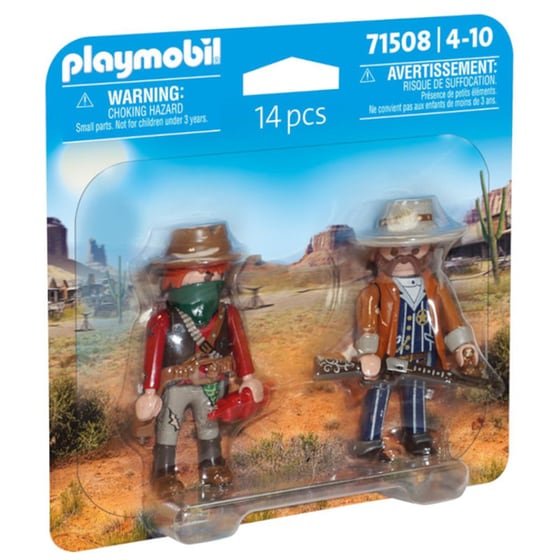 PLAYMOBIL® Western DuoPack Σερίφης και Ληστής (71508) image 0