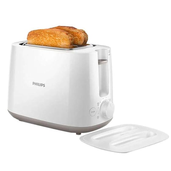 PHILIPS HD2582/00 2 Θέσεων 900 W Λευκό Φρυγανιέρα image 2