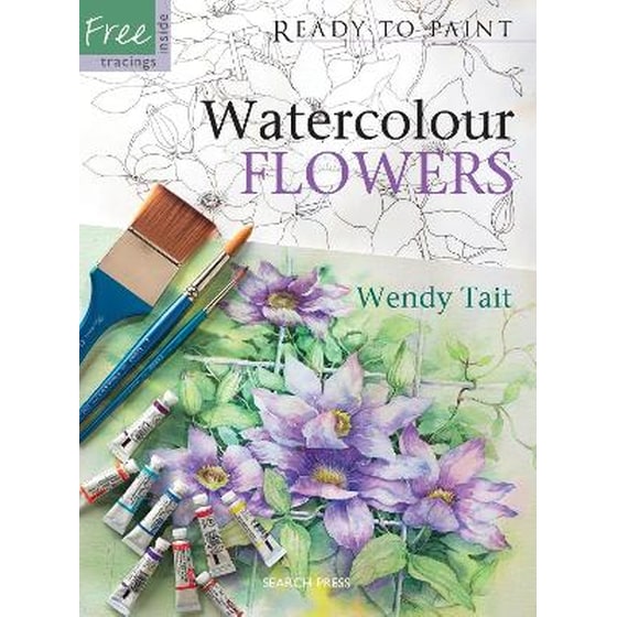 Ready to Paint: Watercolour Flowers image 0