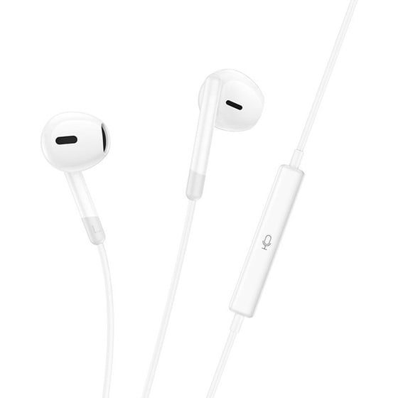 Ακουστικά Handsfree Hoco M109 Earbuds 3.5mm Jack - Λευκό image 3